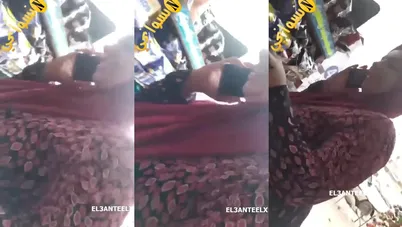 الفاجر بيتحرش بالست وهي في السوبر ماركت وهي بتضحك