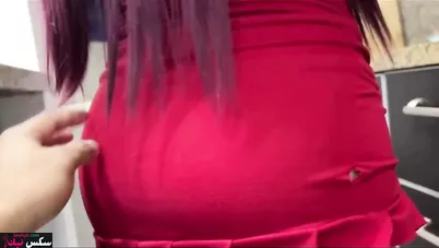 مصري زانق جارته الشرموطة في المطبخ وفاشخها نيك خلفي