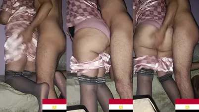 مصرية بتخون جوزها مع ابن خالها وتخليه يقفش طيزها