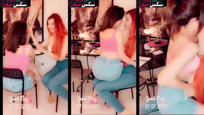 سكس سحاق العمة رولا والطالبة الهائجة فشخين كس بعض هيجان