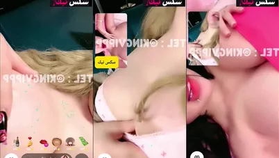 انجي خوري وصديقتها يدعكون بزاز ويلحسون كس بعض