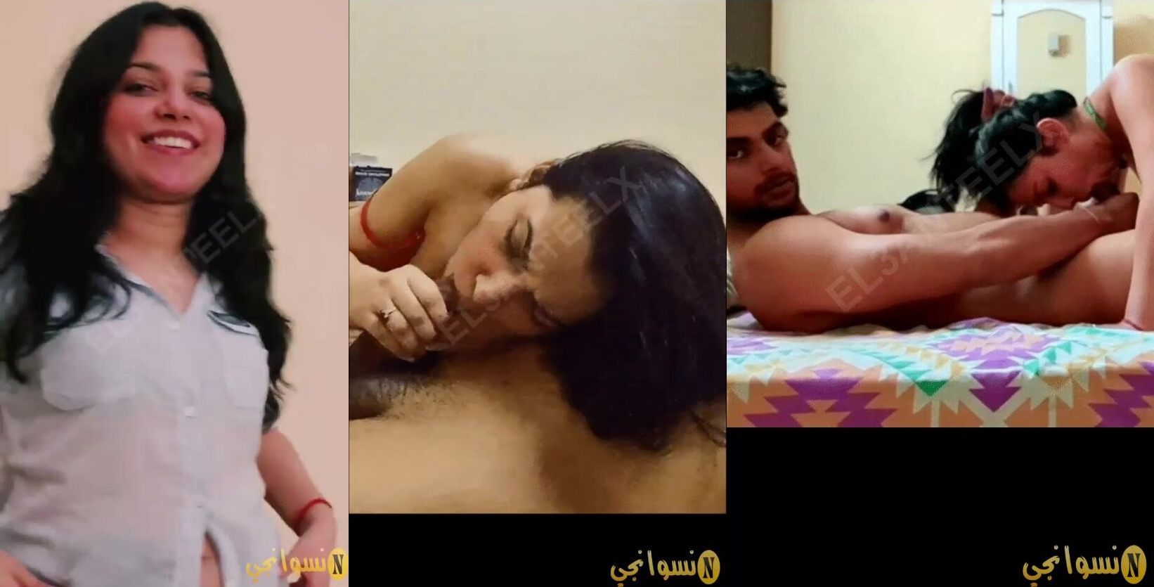 شرموطة بتخون جوزها مع حبيبها وتتفشح في بيته