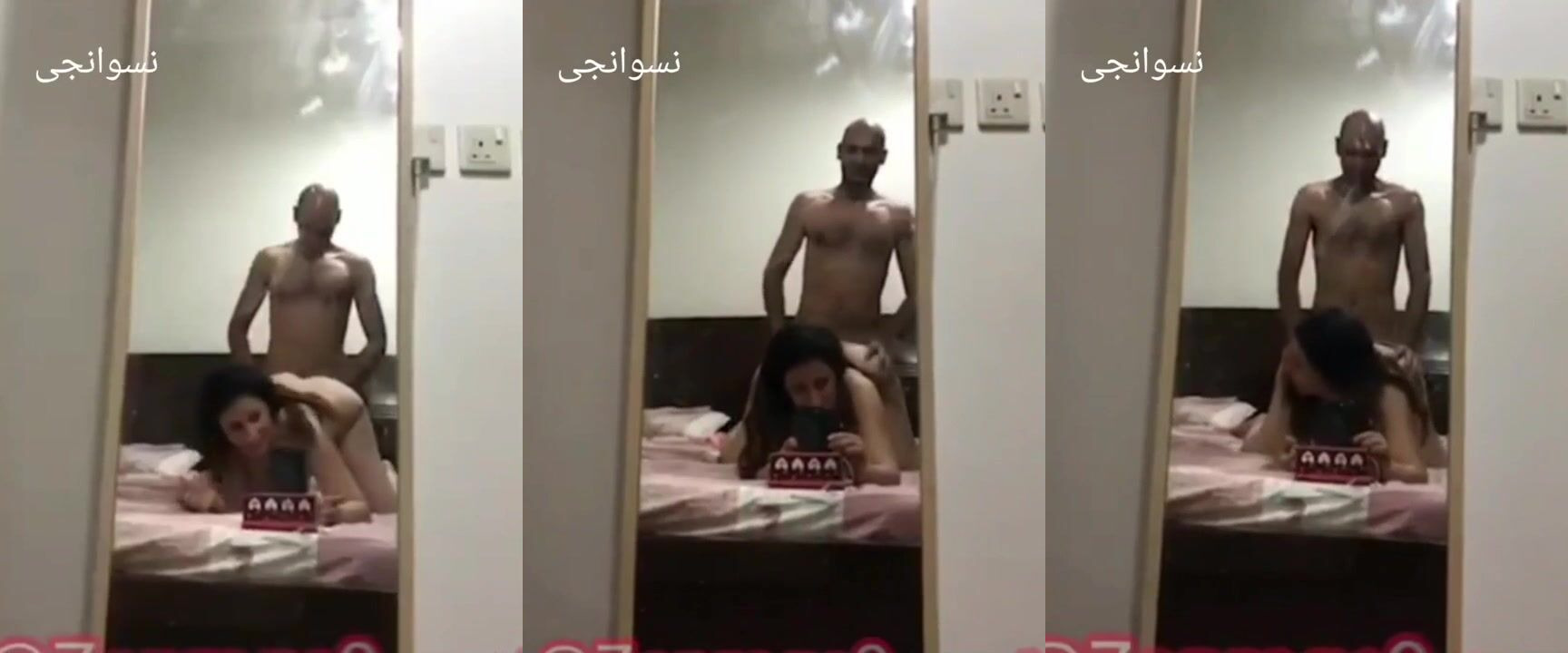 عنتيل واخد شرموطة البيت وهاري طيزها على السرير