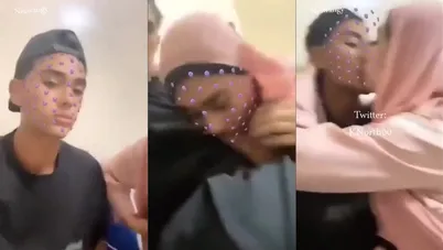 ممحونة مع حبيبها في عيد الحب بتنزل فيه بوس وتتصور