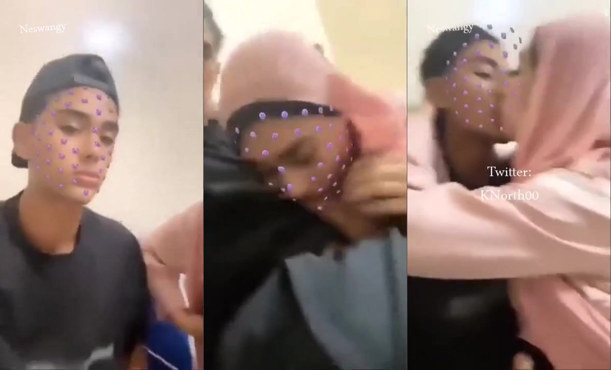ممحونة مع حبيبها في عيد الحب بتنزل فيه بوس وتتصور