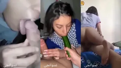 الشرموطة بتمص الزب والخيارة وتننطط على زب حبيبها