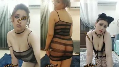 احلى رقص وشرمطة من قحبة بتصور نودز لعشيقها المسافر