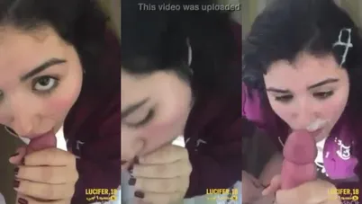 سعودي تمص زب عشيقها ويجيبهم على وجهها