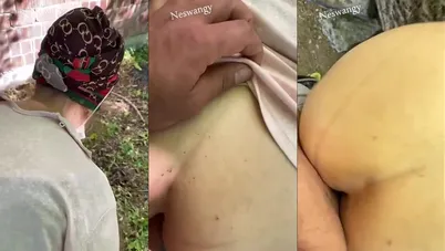 جزائرية صديق زوجها يوسع طيزها في الغابة