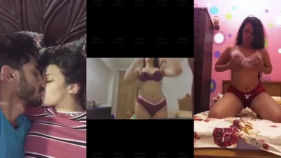 تسريب لممحونة بتصور لحبيبها في البيت وتتشرمط معاه