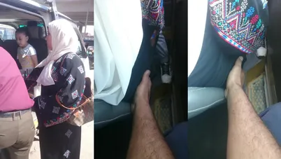 تحرش وتحسيس في المواصلات والمره ساكتة