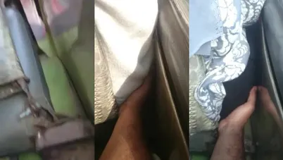 شاب فاجر بيمسك طيظ النسوان في المواصلات وعاجبهم