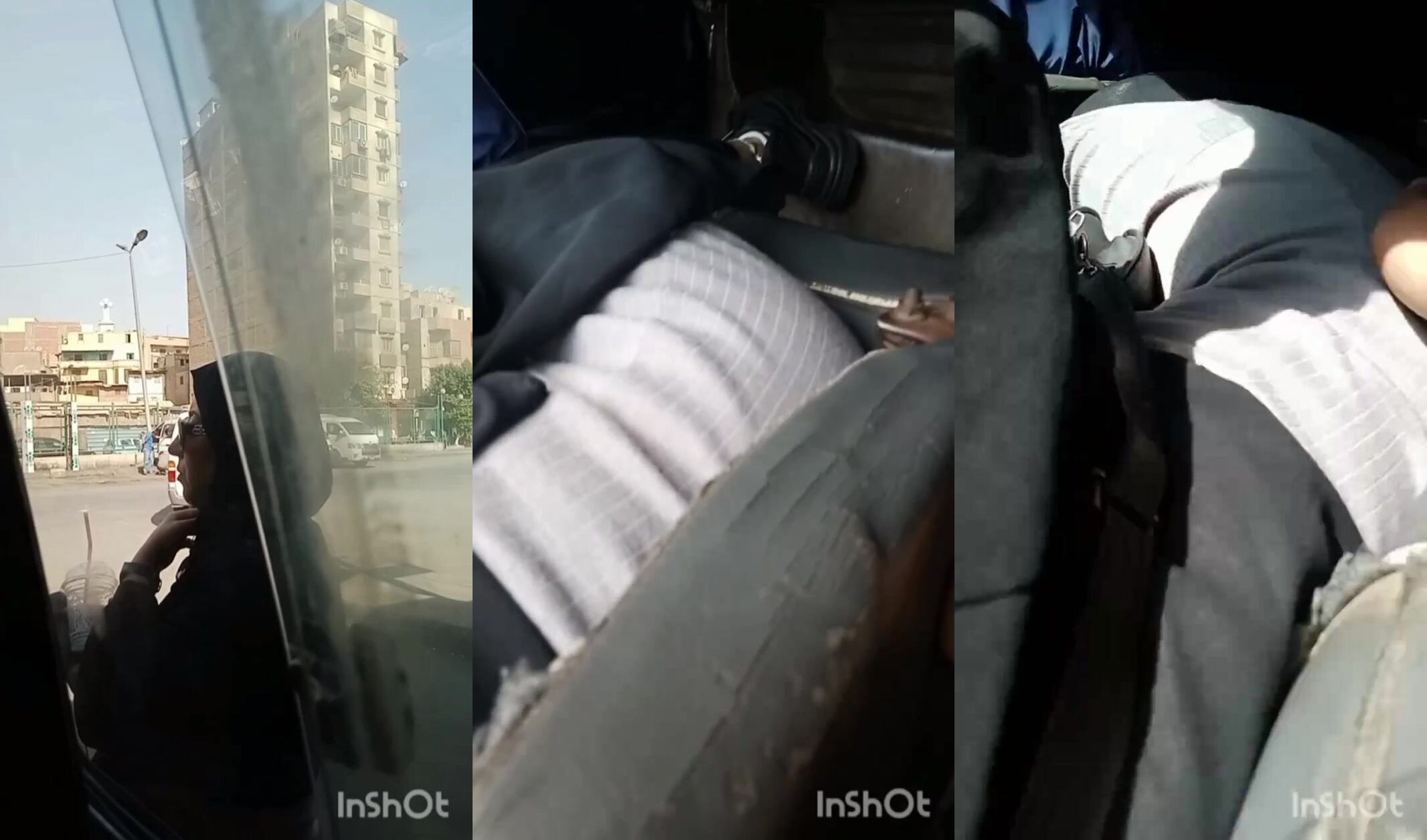 عاجبها اوي ماسك وركها بيحسس عليه في المواصلات