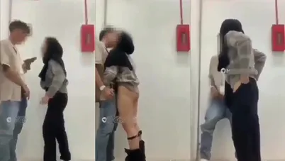 تسريب فيديو لجزائرية محجبة سخونة مع صديقها