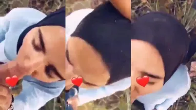 مص زب كبير في الحديقة مع جزائرية سخونة