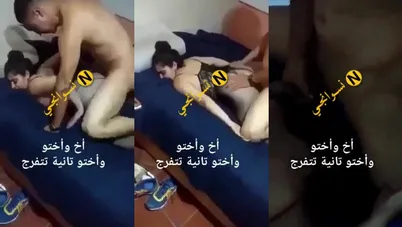 شاب فاشخ كس اخته بجميع الاوضاع واختهم بتصور