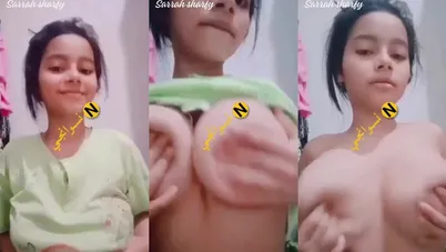 بنت بزازها كبيرة وملبن بتصور النودز لحبيبها وتتدلع