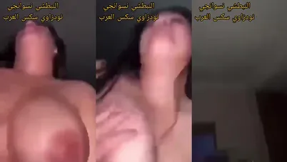 عربية جامدة راكبه على الزب وحبيبها بيقفش بزازها