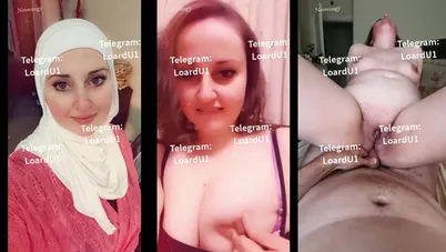 محجبة بتهيج حبيبها على جسمها وتروح تتناك في بيته