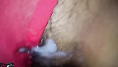 لبوة لابسه لحبيبها الكلوت الاحمر وتتناك طول الليل