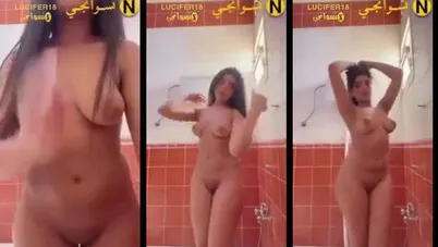 رقص وعرض بزاز وجسم في الحمام من ممحونة جسمها نار