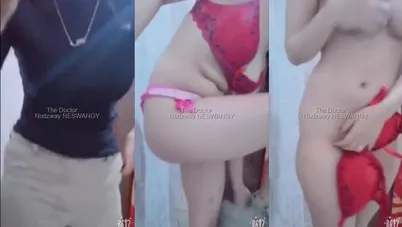 ممحونة بتصور في بزازها الكبيرة لحبيبها وتتشرمط