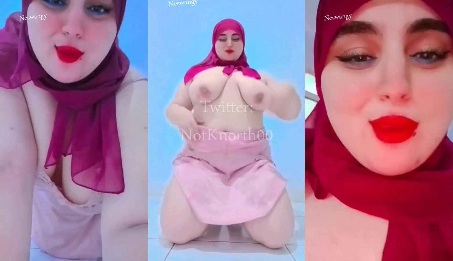 مربربة مصرية بتعرض جسمها وبزازها الكبيرة بالحجاب