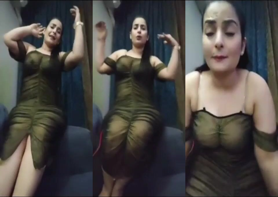 مصرية مزة قاعده بالفستان وبتتشرمط وترقص في الفيديو